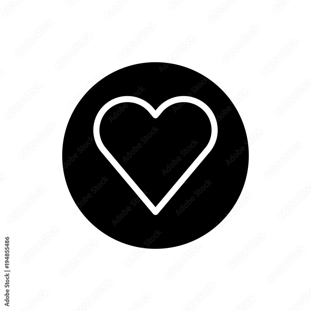 Heart vector icon