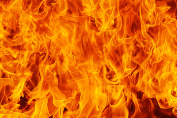 Blazing fire flame background and textured