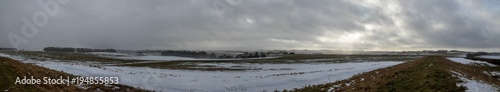 Countryside Winter Panorama