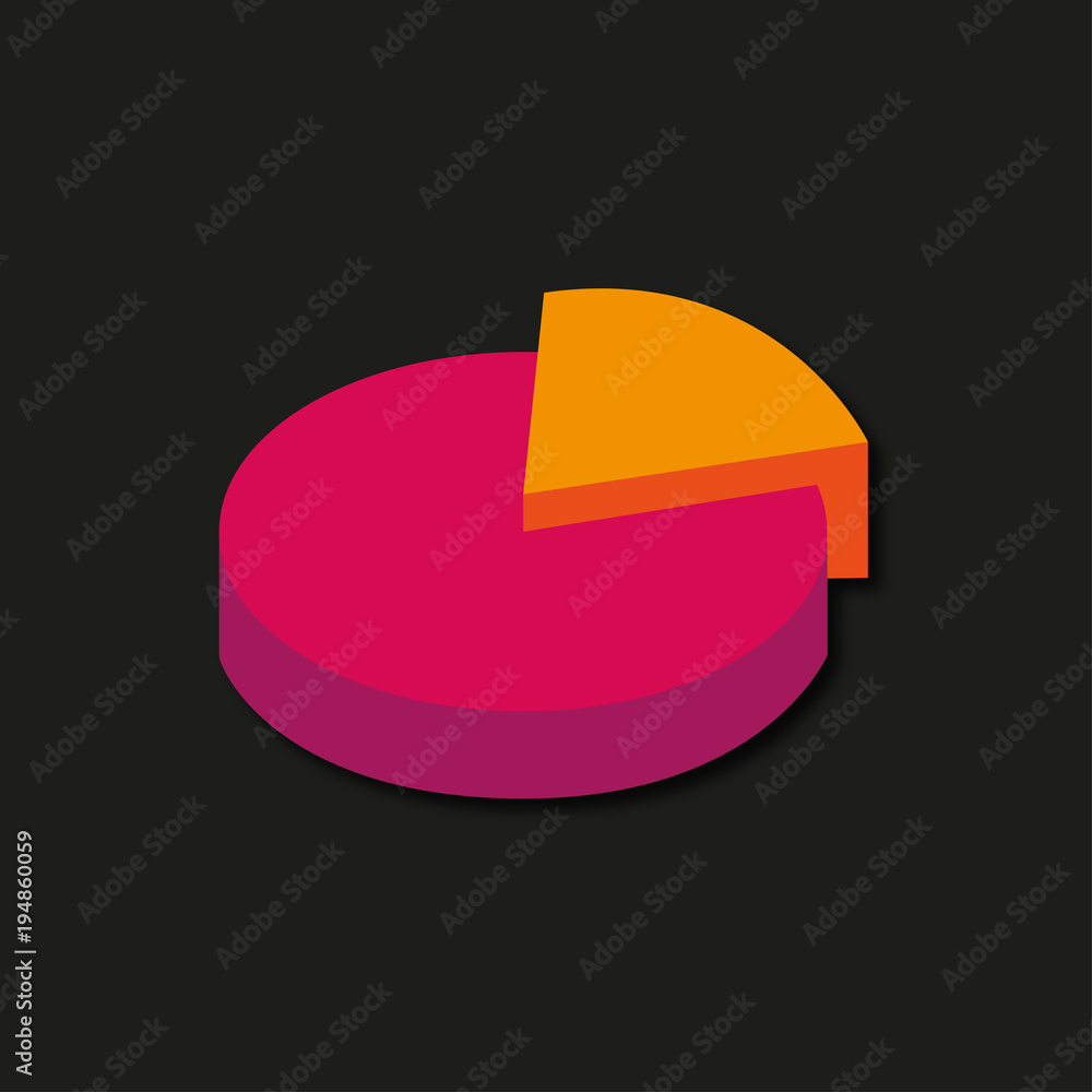 Infographics on a black background 3d model Infographics on a black background 3d model