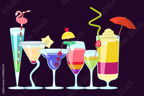exotic alcoholic cocktails