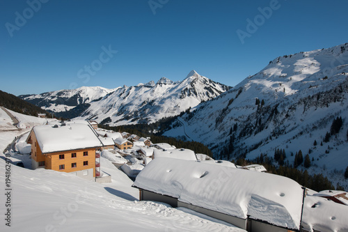 Winter rund um Damüls