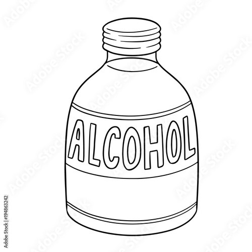 vector of medical alcohol