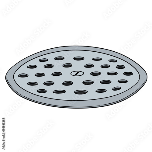 vector of cover the drain