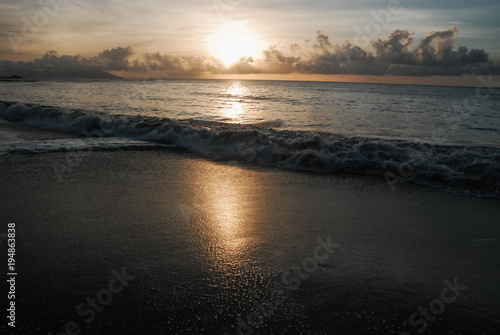 Sunset on the beach