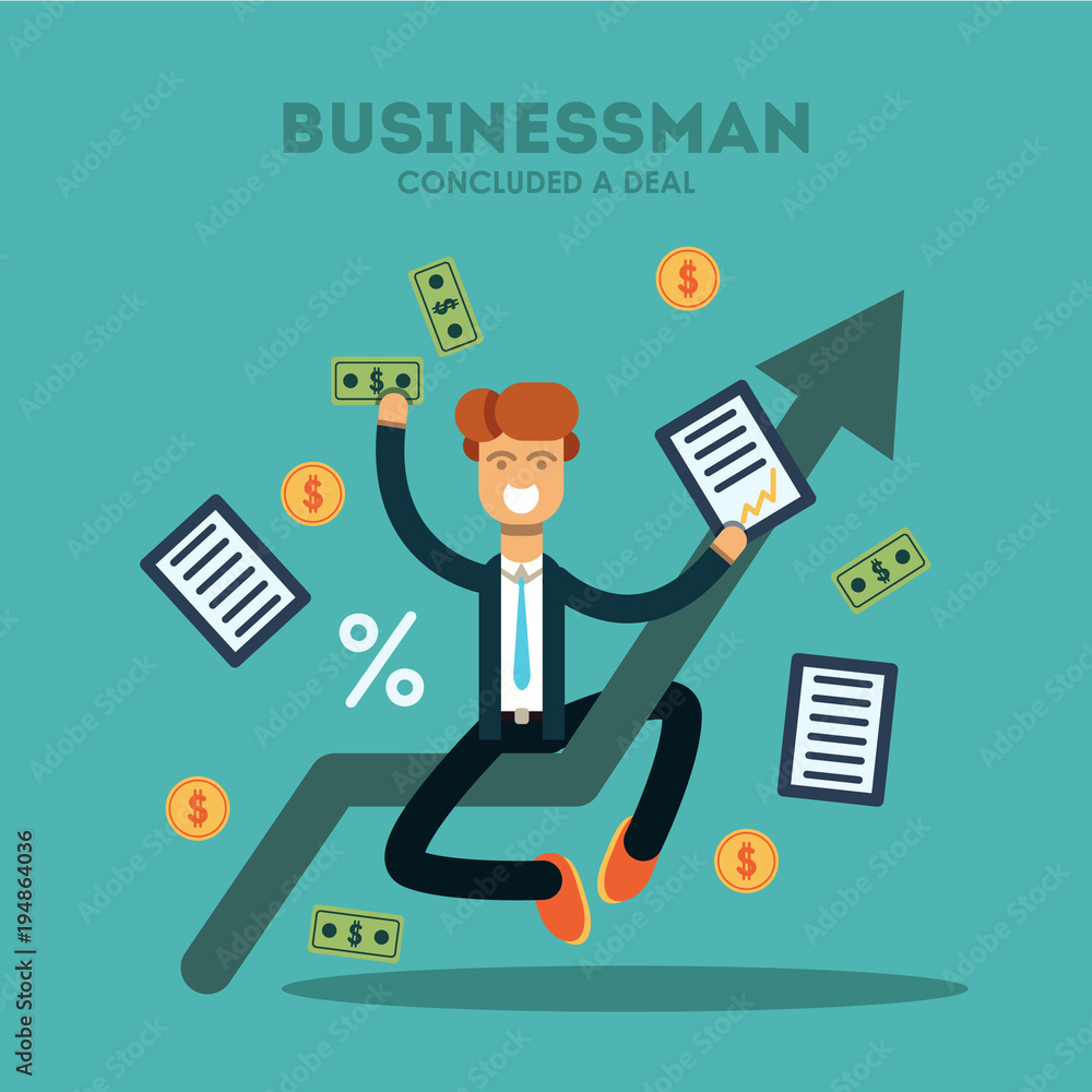 Business concept. Businessman. Business concept. Businessman.