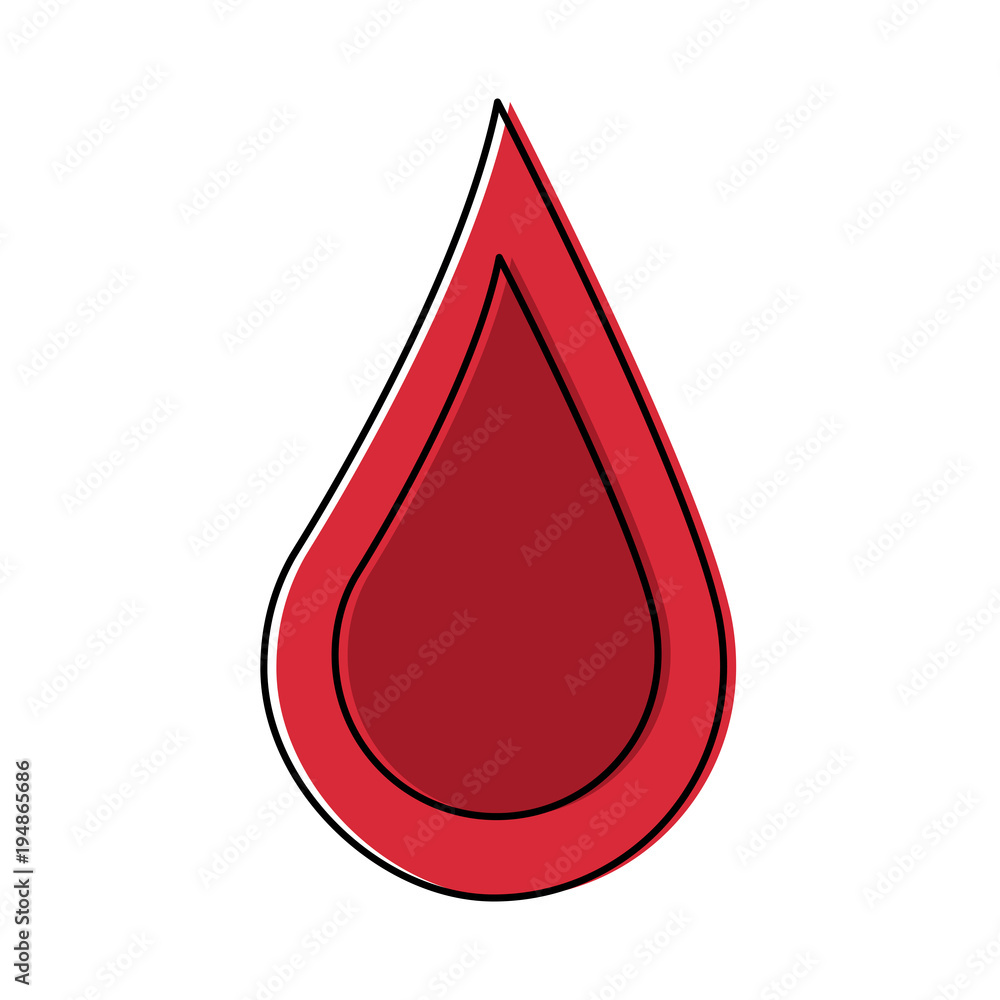 blood drop campaign symbol image vector illustration blood drop campaign symbol image vector illustration