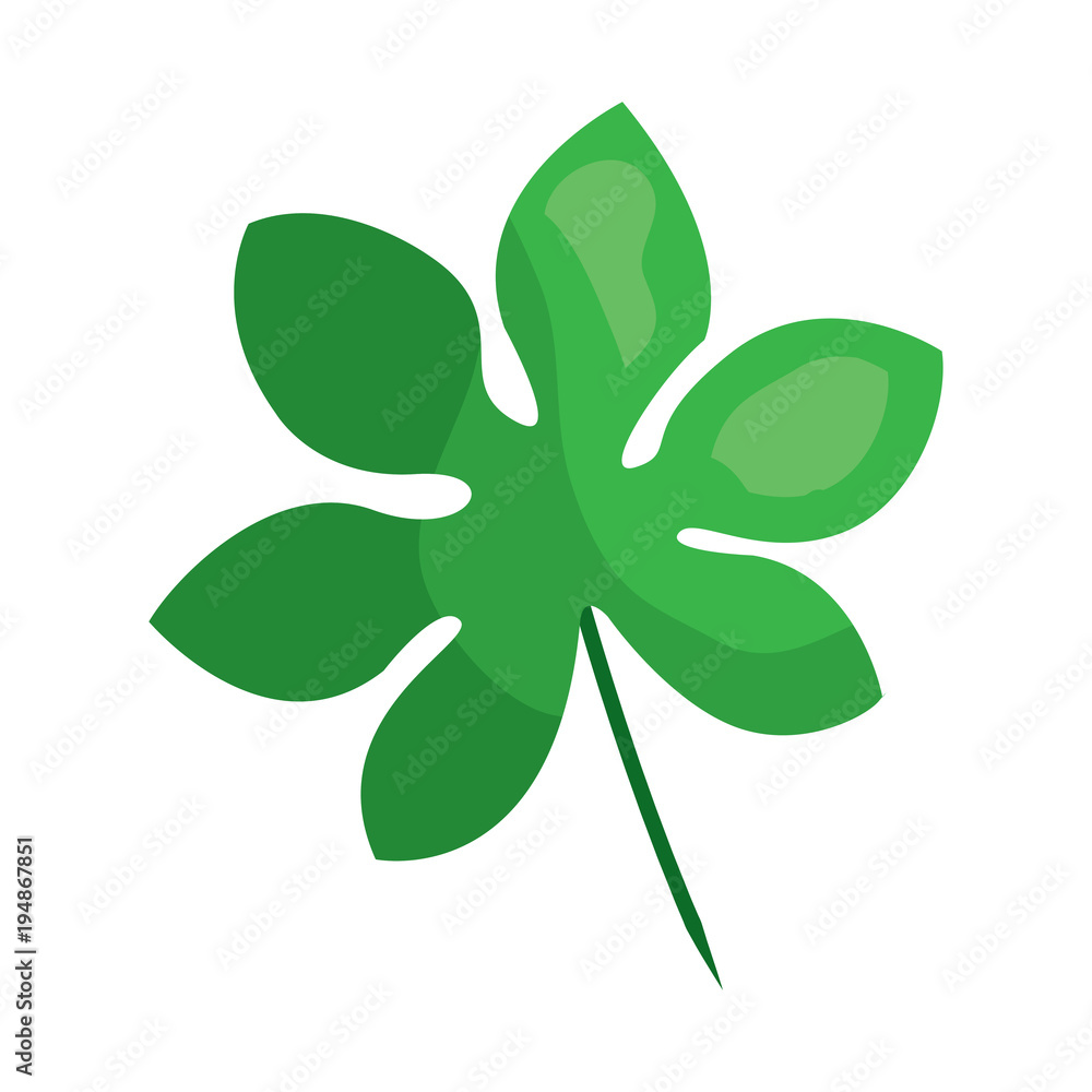 tropical leaf green spring season eco nature vector illustration tropical leaf green spring season eco nature vector illustration