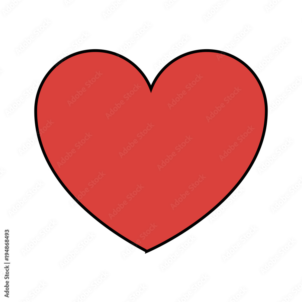 heart love health care medical symbol vector illustration