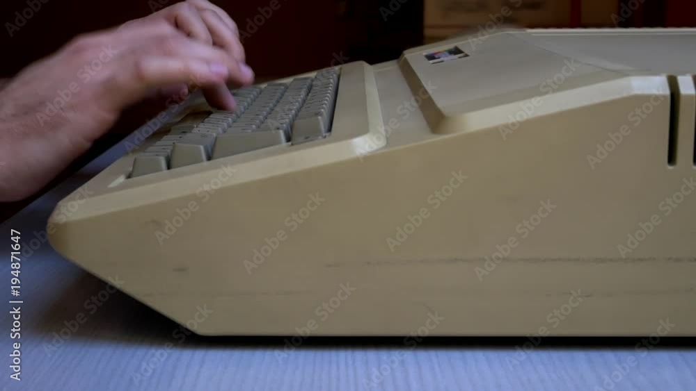 Typing on old computer