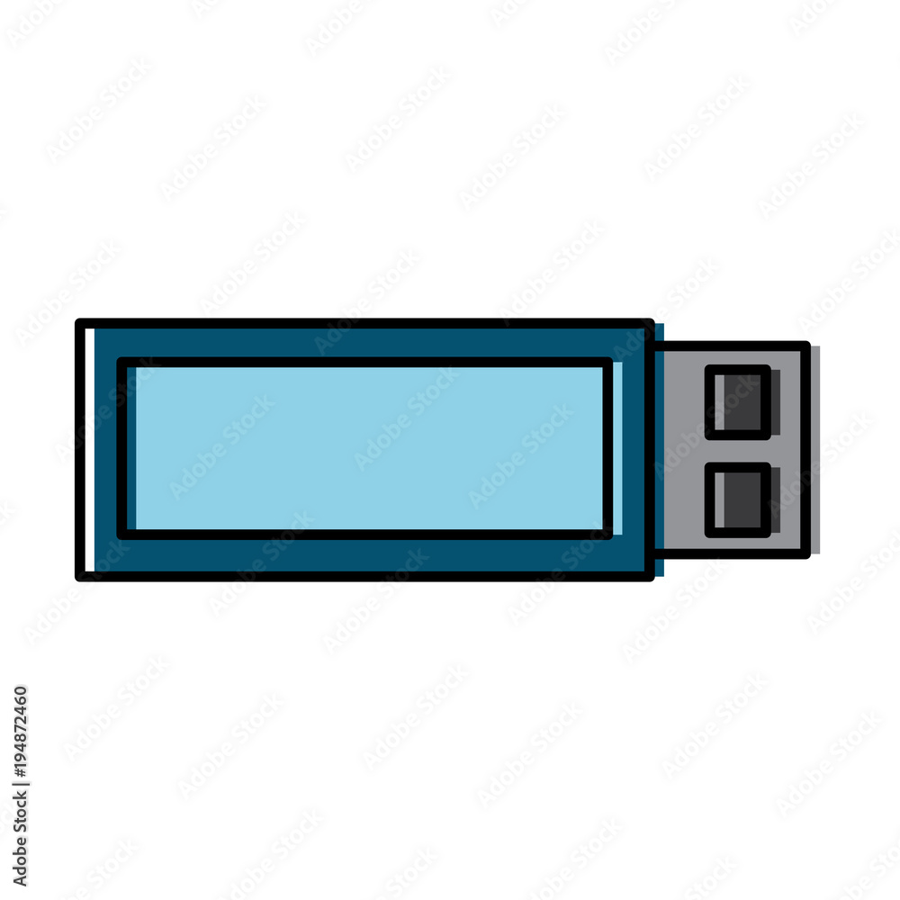 usb backup copy device technology vector illustration usb backup copy device technology vector illustration