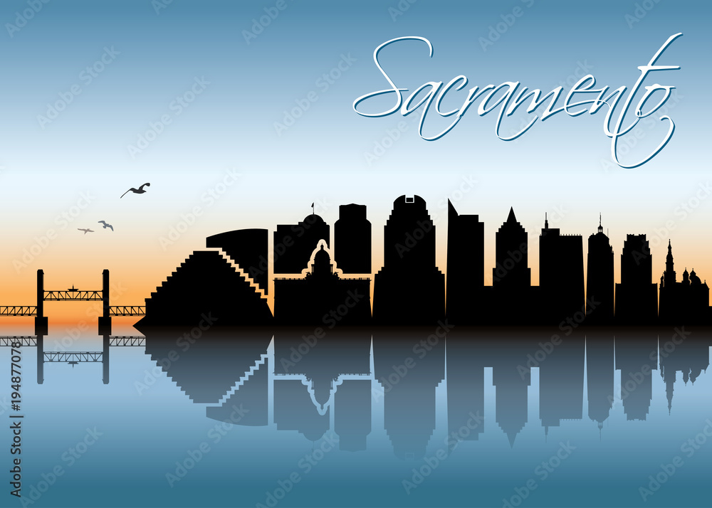 Obraz premium Sacramento skyline - California