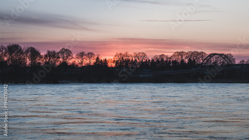 Sunset at the Rhine 1