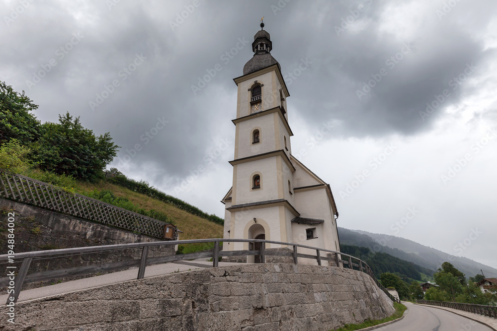 Church at Ramsau, Bavaria, Germany, Europe