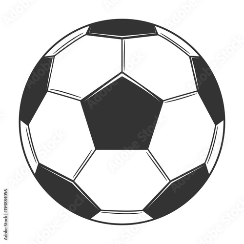 Soccer Ball Icon Vintage Soccer Ball For Design Logo Emblem Label Vector Illustration Stock Vector Adobe Stock Soccer Ball Icon Vintage Soccer Ball For Design Logo Emblem Label Vector Illustration Stock Vector Adobe Stock