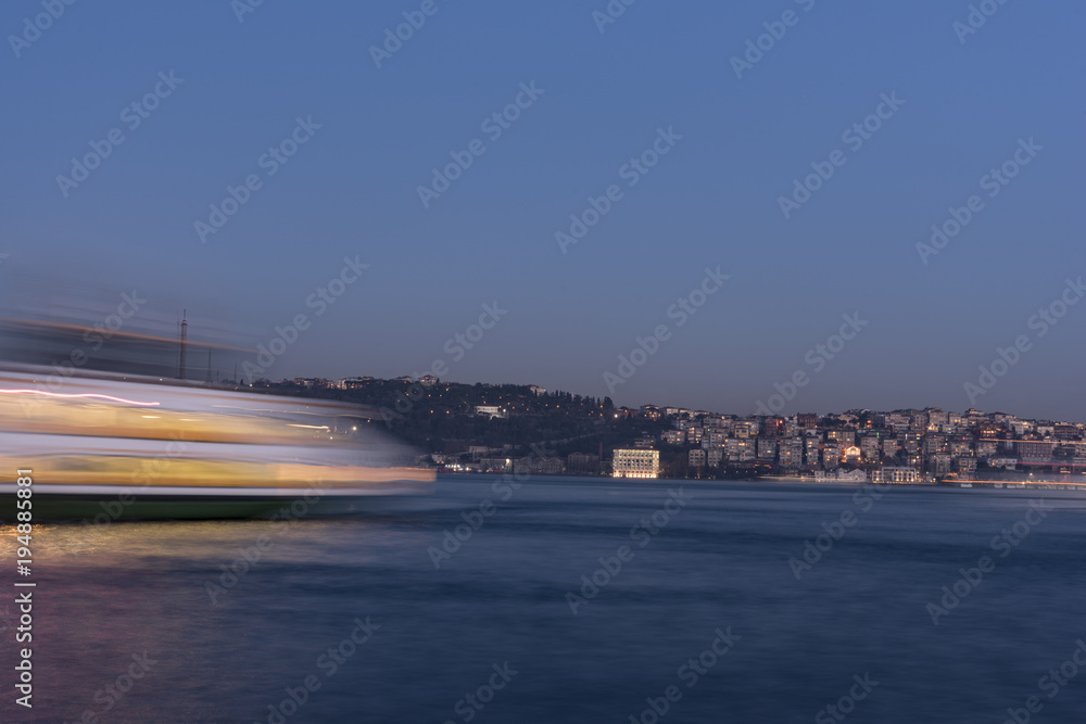 Istanbul bosphorus view at sunset time Istanbul bosphorus view at sunset time