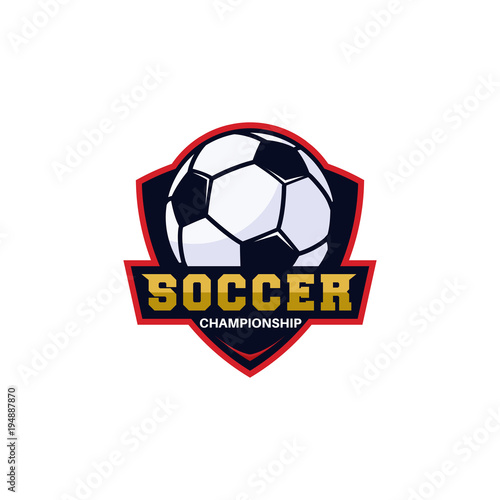 Football club bagde, soccer championship , Football tournament. Vector logo template
