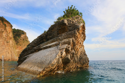 Adriatic coast at Budva, Montenegro, Europe