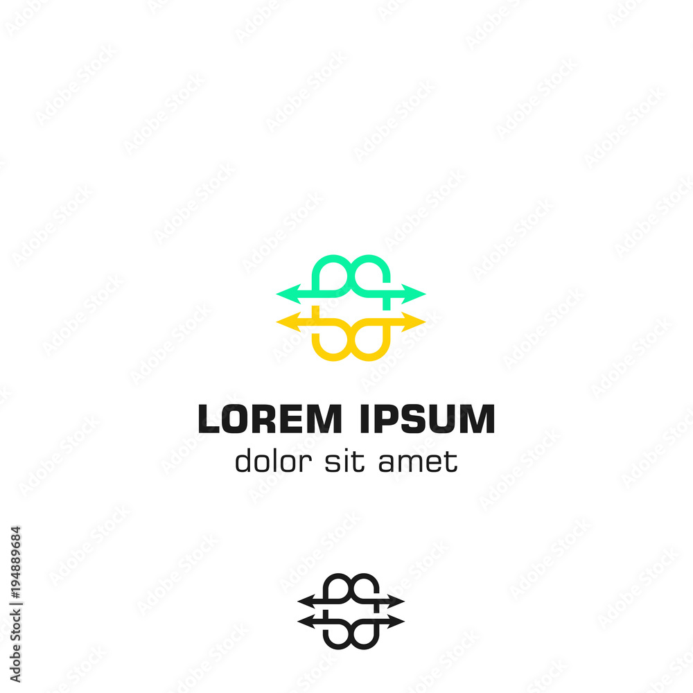 abstract arrow logoAbstract arrow. Vector logo template abstract arrow logoAbstract arrow. Vector logo template