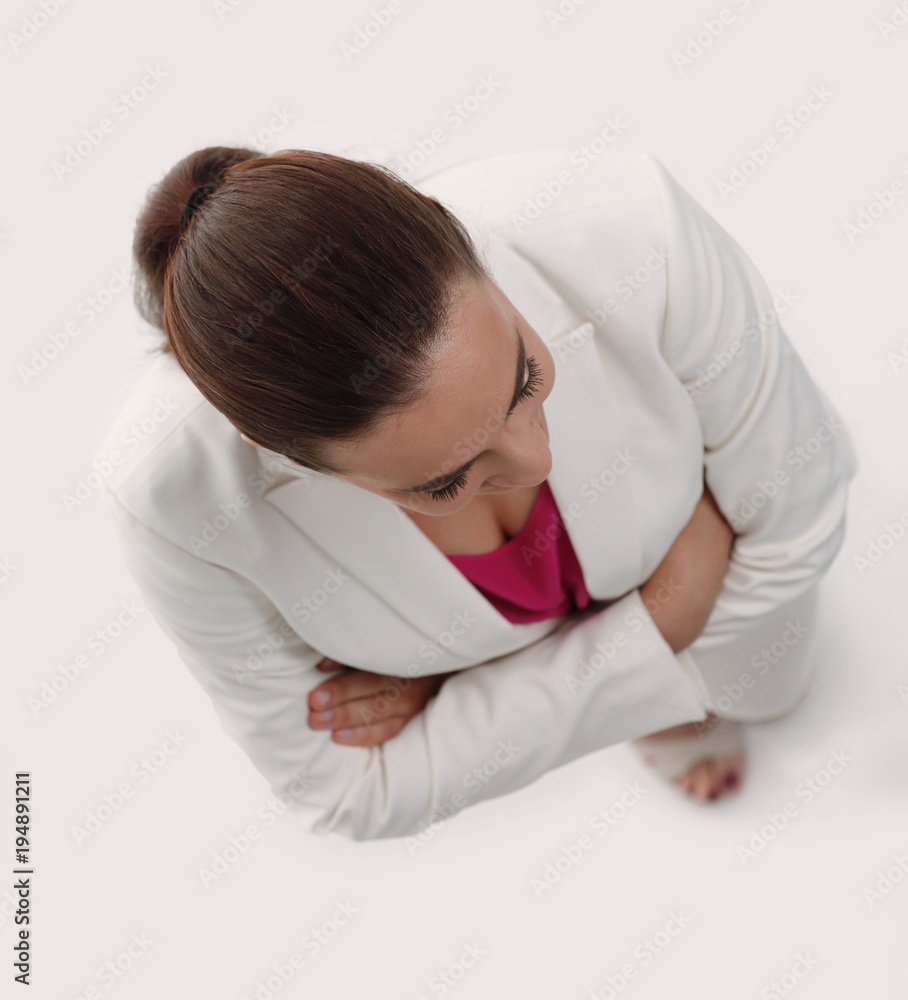 concept of partnership. modern successful woman concept of partnership. modern successful woman