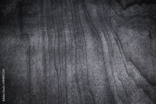 Dark Wood Texture background. Texture of black table desk. top view dark or black wood table.
