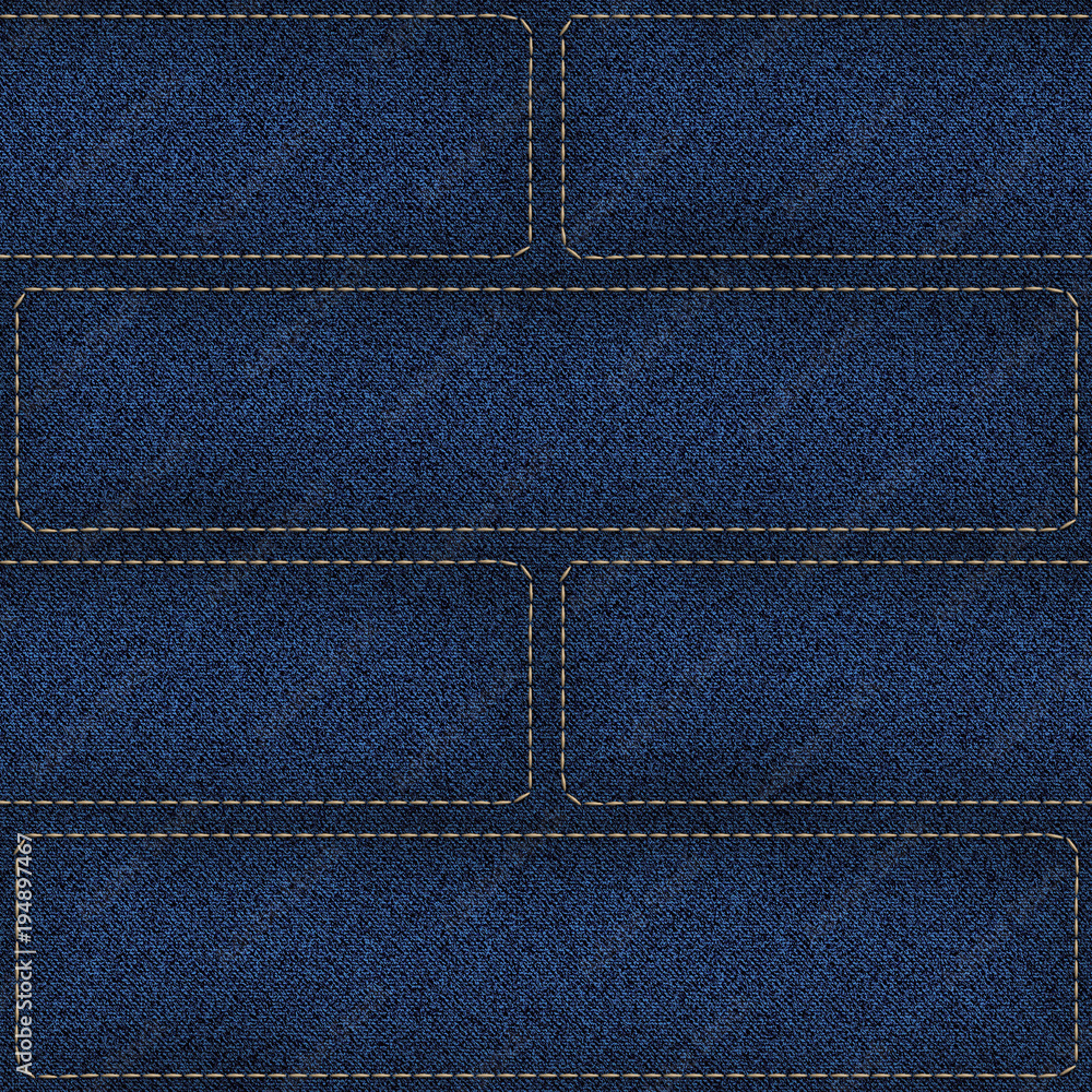 seamless denim patchwork background seamless denim patchwork background