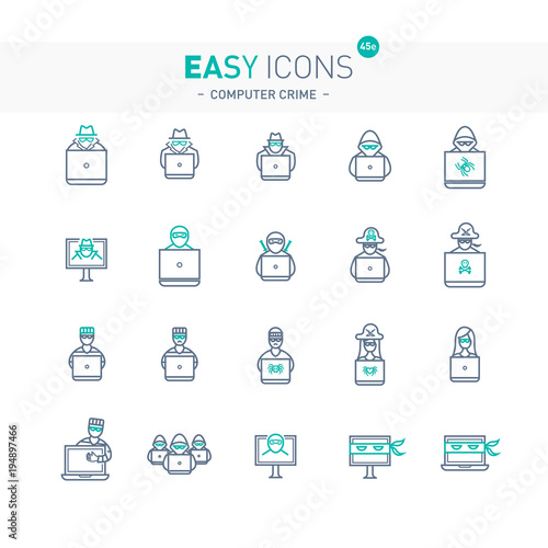 Easy icons 44e Computer crime