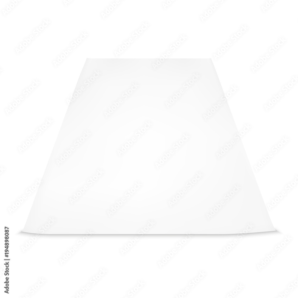Isolated on white background vector image of a sheet of paper. Sheet of A4 paper. A sheet of paper in perspective. Template, layout, image for design. Vector EPS 10. Isolated on white background vector image of a sheet of paper. Sheet of A4 paper. A sheet of paper in perspective. Template, layout, image for design. Vector EPS 10.