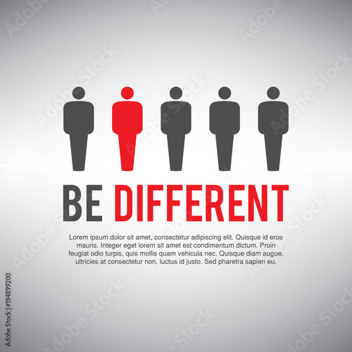 Fotografi Be different
