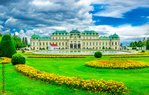 Belvedere Palace in Viena, Austria.