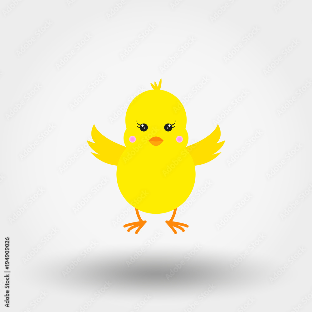 Chick. Icon. Vector. Flat. Chick. Icon. Vector. Flat.