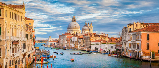 Wandcirkels Venetië Santa Maria della Salute bij zonsondergang  © JFL Photography