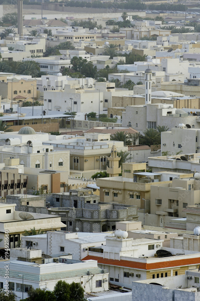 Top View of Residential Villas in Riyadh City, Saudi Arabia Top View of Residential Villas in Riyadh City, Saudi Arabia
