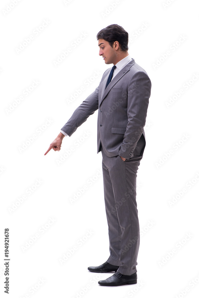 Businessman isolated on the white background Businessman isolated on the white background