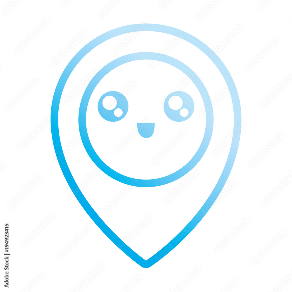 kawaii location pin icon over white background colorful design vector illustration kawaii location pin icon over white background colorful design vector illustration