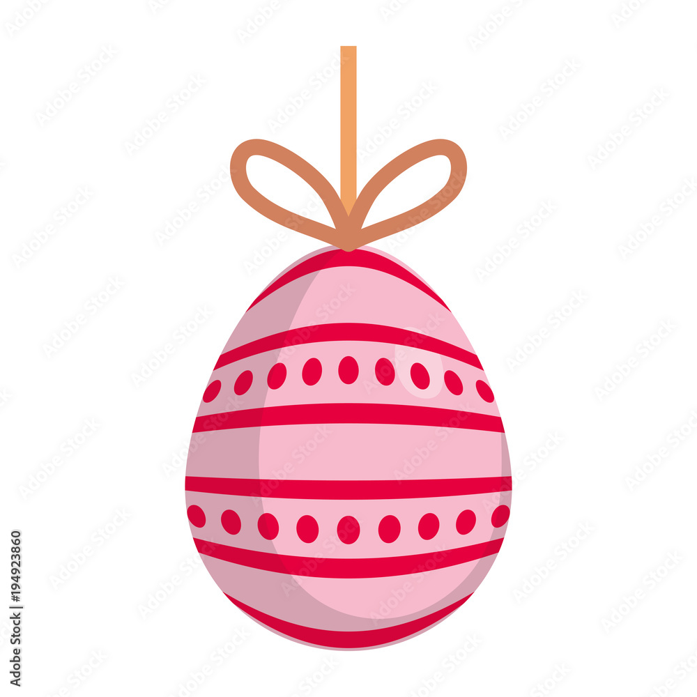 easter egg with dots over white background colorful design vector illustration easter egg with dots over white background colorful design vector illustration