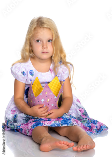 Sad little girl