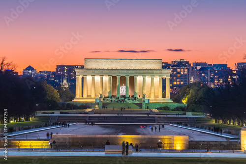 Abraham Lincoln Memorial in Washington, D.C. United States