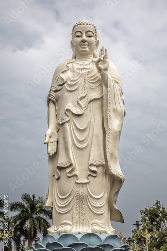 Statue at Vinh Trang Temple in Mytho City, Mekong Delta Vietnam