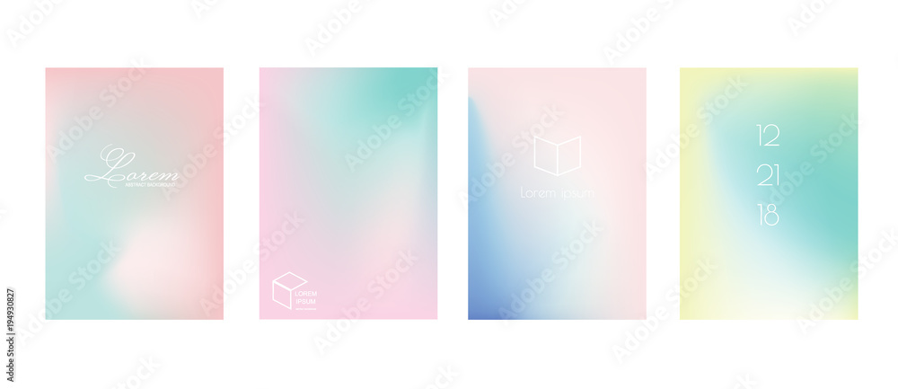 color gradient abstract background, use for poster, flyer, brachure template  design. vector