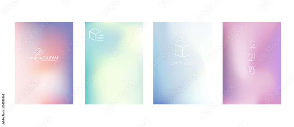 color gradient abstract background, vector illustration  