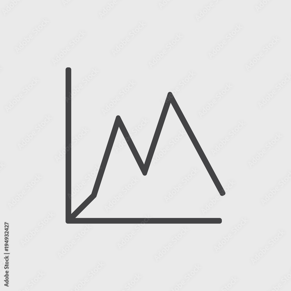 Illustration of data analysis graph Illustration of data analysis graph