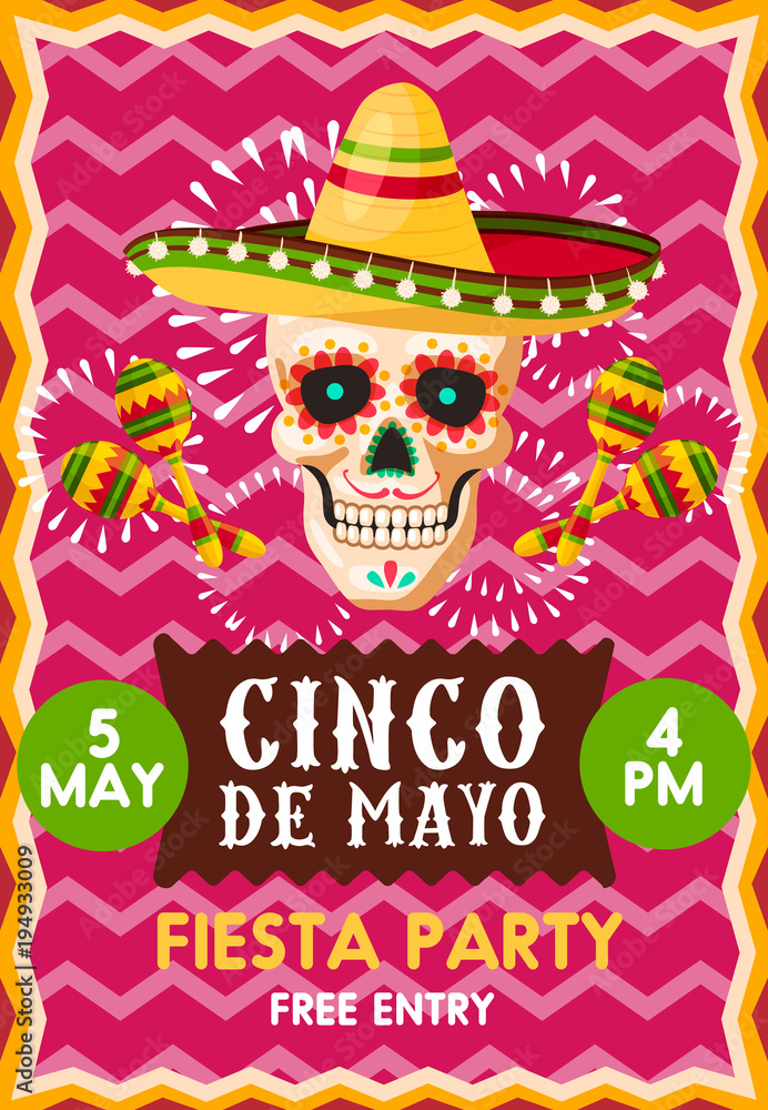 Poster for Cinco party Poster for Cinco party