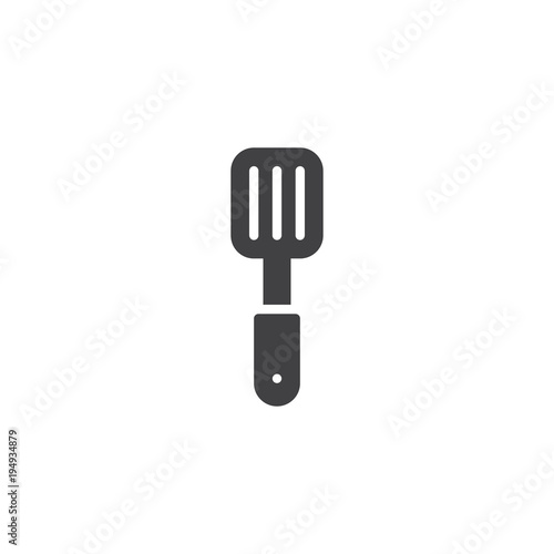 Kitchen spatula vector icon. filled flat sign for mobile concept and web design. Spatula turner simple solid icon. Symbol, logo illustration. Pixel perfect vector graphics