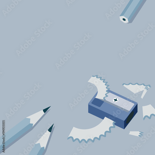 фотографія Pencil sharpener illustration icon