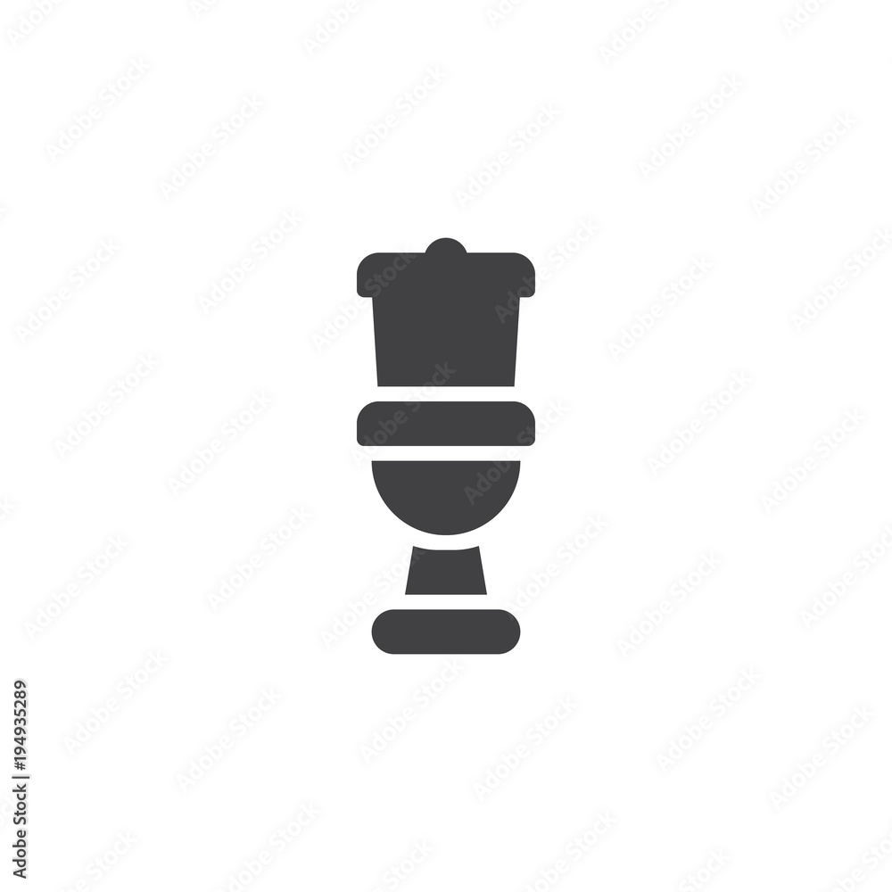 Toilet vector icon. filled flat sign for mobile concept and web design. Water closet pan simple solid icon. Symbol, logo illustration. Pixel perfect vector graphics Toilet vector icon. filled flat sign for mobile concept and web design. Water closet pan simple solid icon. Symbol, logo illustration. Pixel perfect vector graphics