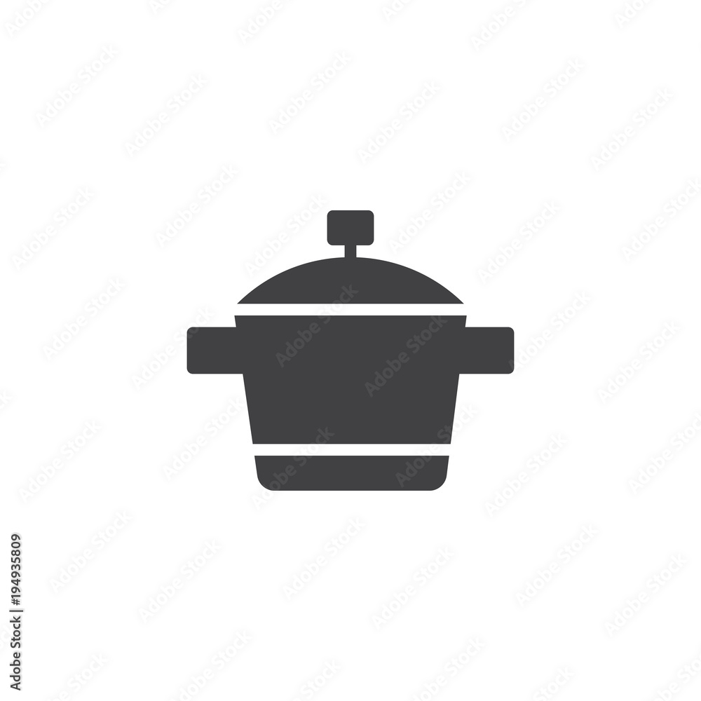 Cooking pan vector icon. filled flat sign for mobile concept and web design. Saucepan simple solid icon. Symbol, logo illustration. Pixel perfect vector graphics Cooking pan vector icon. filled flat sign for mobile concept and web design. Saucepan simple solid icon. Symbol, logo illustration. Pixel perfect vector graphics