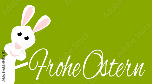 Osterhase Ostern Karte