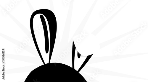 Osterhase Ostern Karte