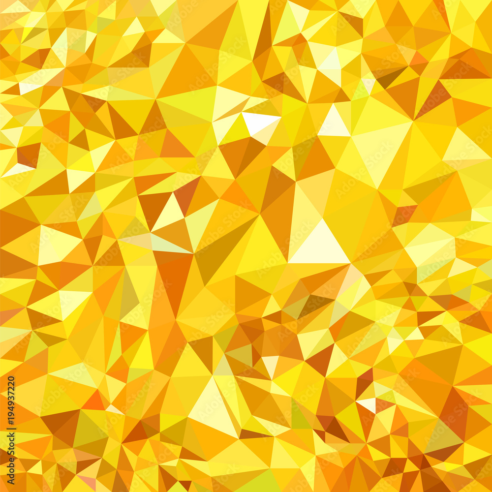 Golden polygonal background Golden polygonal background